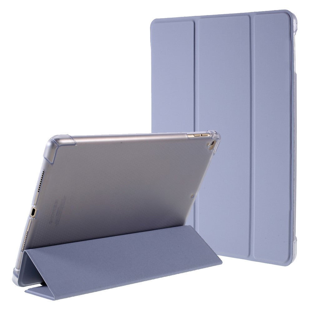 PU-læder tablet-cover til iPad 9,7" (2018) / (2017) / Air 2 / Air (2013) tredobbelt stativ beskyttelsescover indbygget penholder