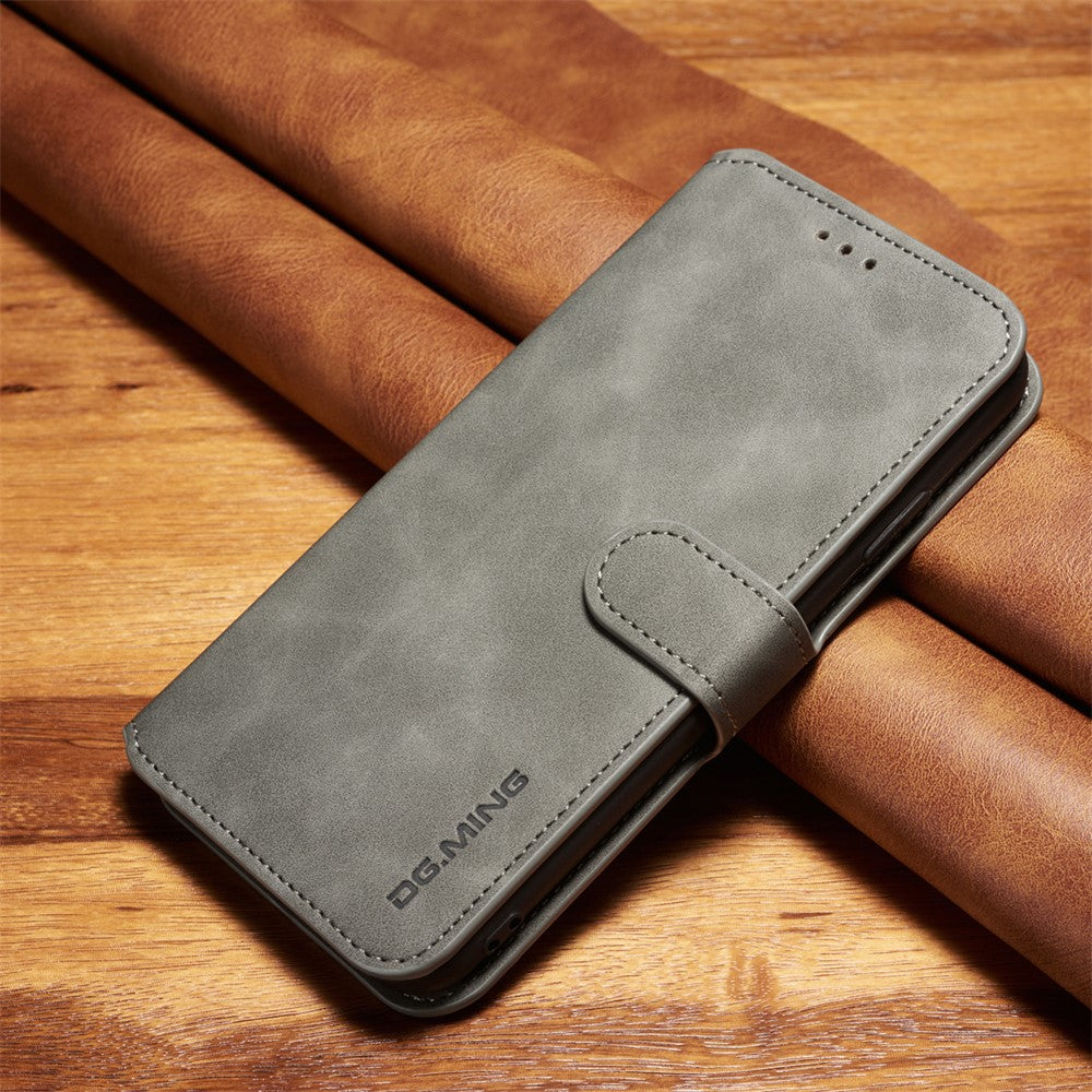 DG.MING pungcover i retrostil med PU-læder til iPhone XS Max 6,5 tommer