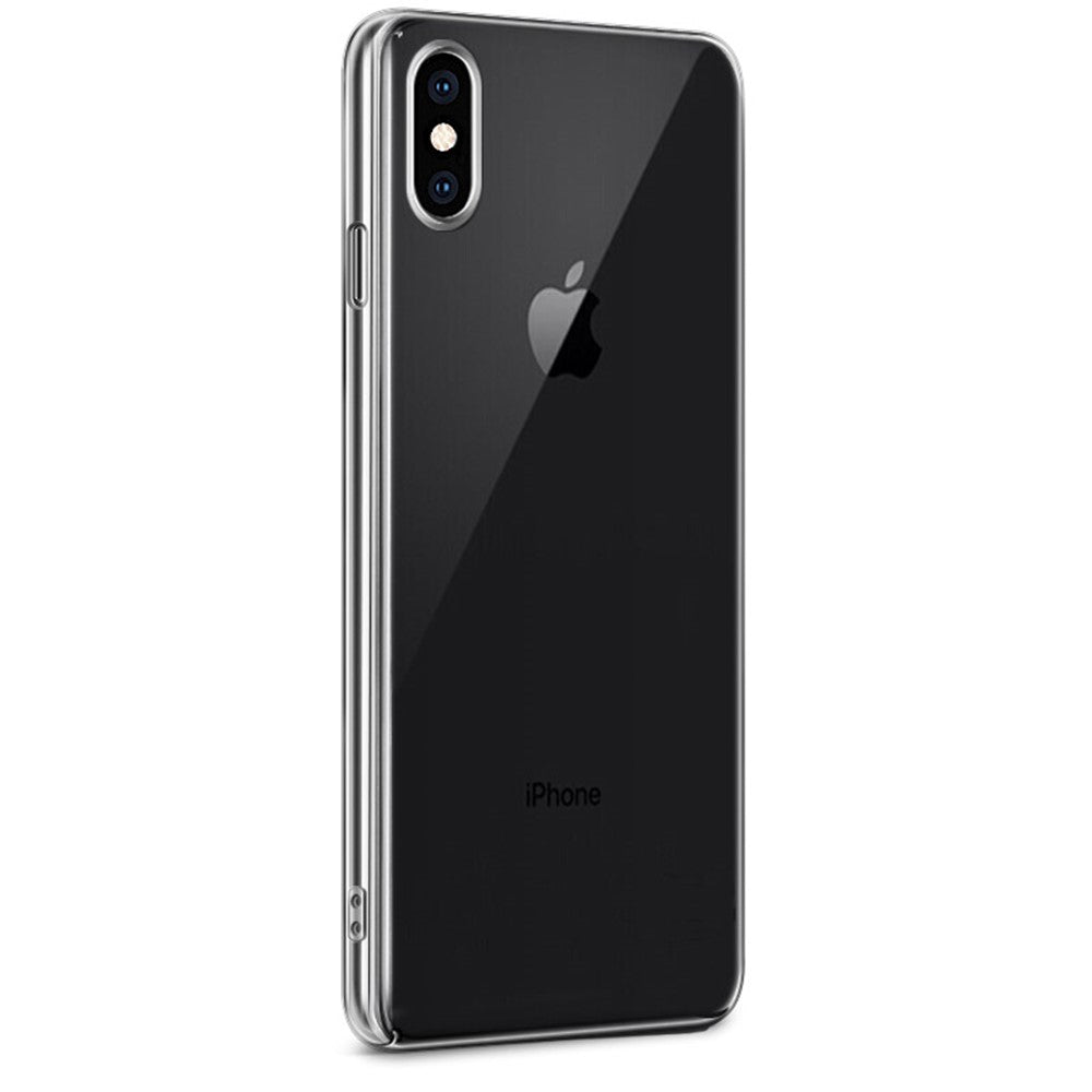 IMAK Crystal Case II Pro+ ridsefast PC-etui + beskyttelsesfilm til iPhone XS Max 6,5 tommer