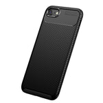 Beetle Series Carbon Fiber TPU Protection Cellphone Case for iPhone 7 / 8 / SE (2020) / SE (2022)