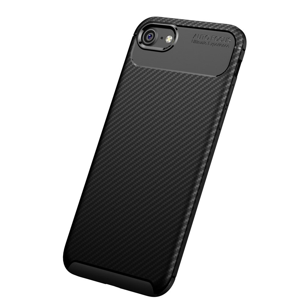 Beetle Series Carbon Fiber TPU Protection Cellphone Case for iPhone 7 / 8 / SE (2020) / SE (2022)