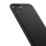 Beetle Series Carbon Fiber TPU Protection Cellphone Case for iPhone 7 / 8 / SE (2020) / SE (2022)