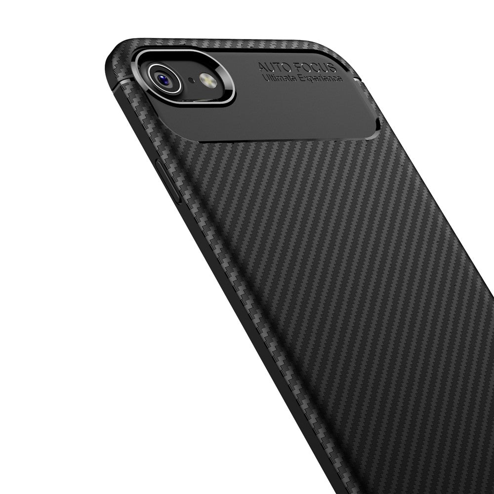 Beetle Series Carbon Fiber TPU Protection Cellphone Case for iPhone 7 / 8 / SE (2020) / SE (2022)