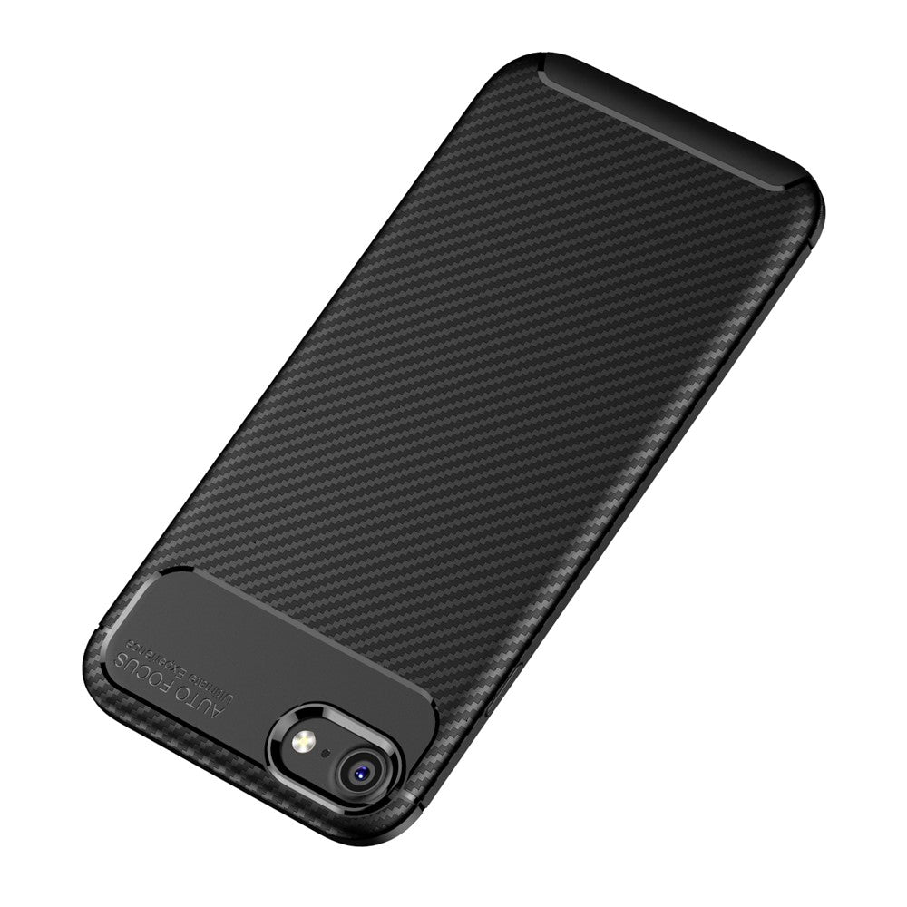 Beetle Series Carbon Fiber TPU Protection Cellphone Case for iPhone 7 / 8 / SE (2020) / SE (2022)