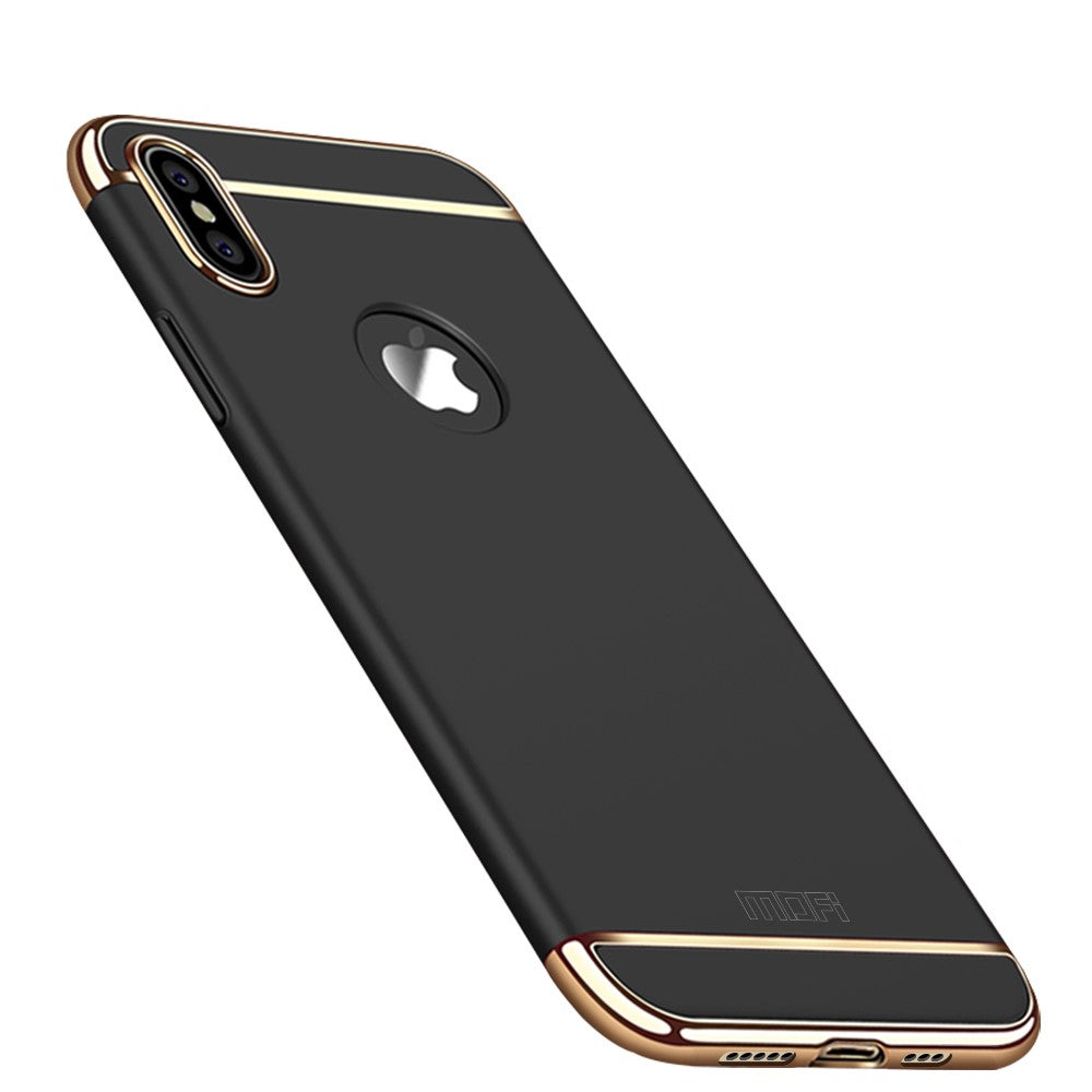 MOFI Guard Series Aftageligt 3-i-1 Forkromet Plastik Cover til iPhone XS Max 6,5 tommer