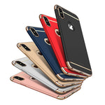 MOFI Guard Series Aftageligt 3-i-1 Forkromet Plastik Cover til iPhone XS Max 6,5 tommer