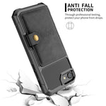PU Leather Coated TPU Wallet Kickstand Casing with Built-in Magnetic Sheet for iPhone 8 / 7 / 6s / 6 / SE (2020) / SE (2022) 4.7 inch