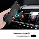 PU Leather Coated TPU Wallet Kickstand Casing with Built-in Magnetic Sheet for iPhone 8 Plus / 7 Plus / 6s Plus / 6 Plus