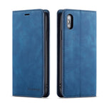 FORWENW Fantasy Series Silky Touch Leather Wallet Case for iPhone XS Max 6.5 inch