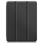 For iPad Pro 12.9 (2022) / (2021) / (2020) / (2018) PU Leather Stable Tri-fold Stand Stand Tablet Flip Case [with Pen Slot]