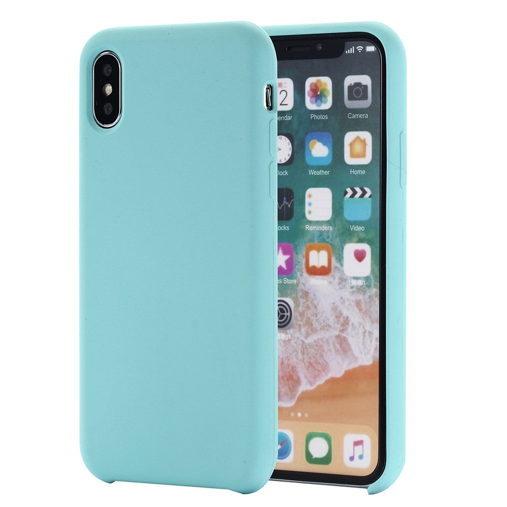 Edge Wrapped Liquid Silicone Case for iPhone XS Max 6.5 inch