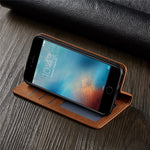 FORWENW Fantasy Series Silky Touch Leather Wallet Case for iPhone 7/8/SE (2020)/SE (2022)