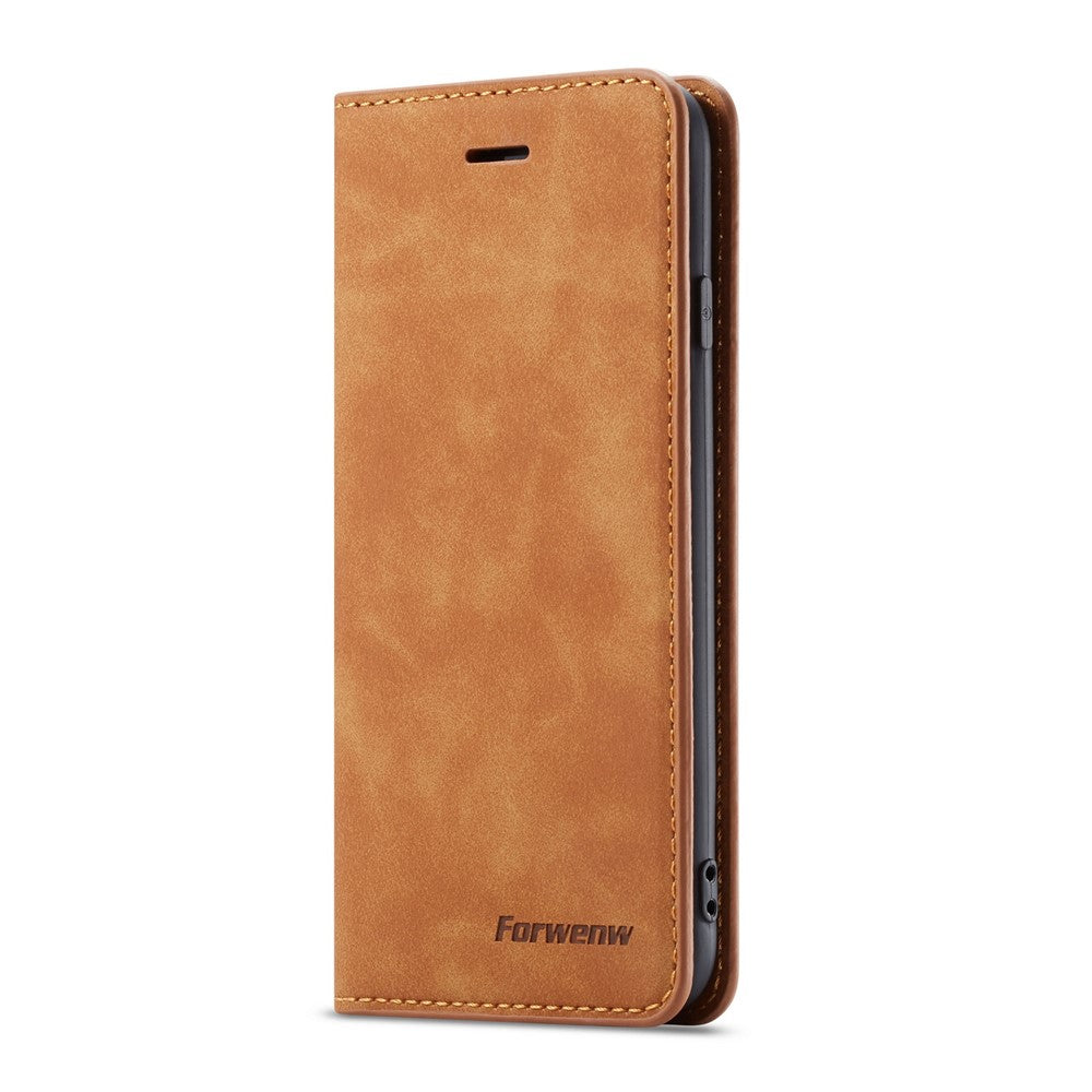FORWENW Fantasy Series Silky Touch Leather Wallet Case for iPhone 7/8/SE (2020)/SE (2022)