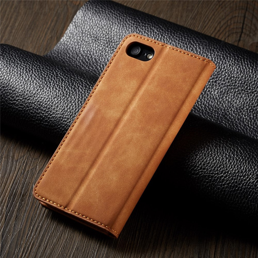 FORWENW Fantasy Series Silky Touch Leather Wallet Case for iPhone 7/8/SE (2020)/SE (2022)
