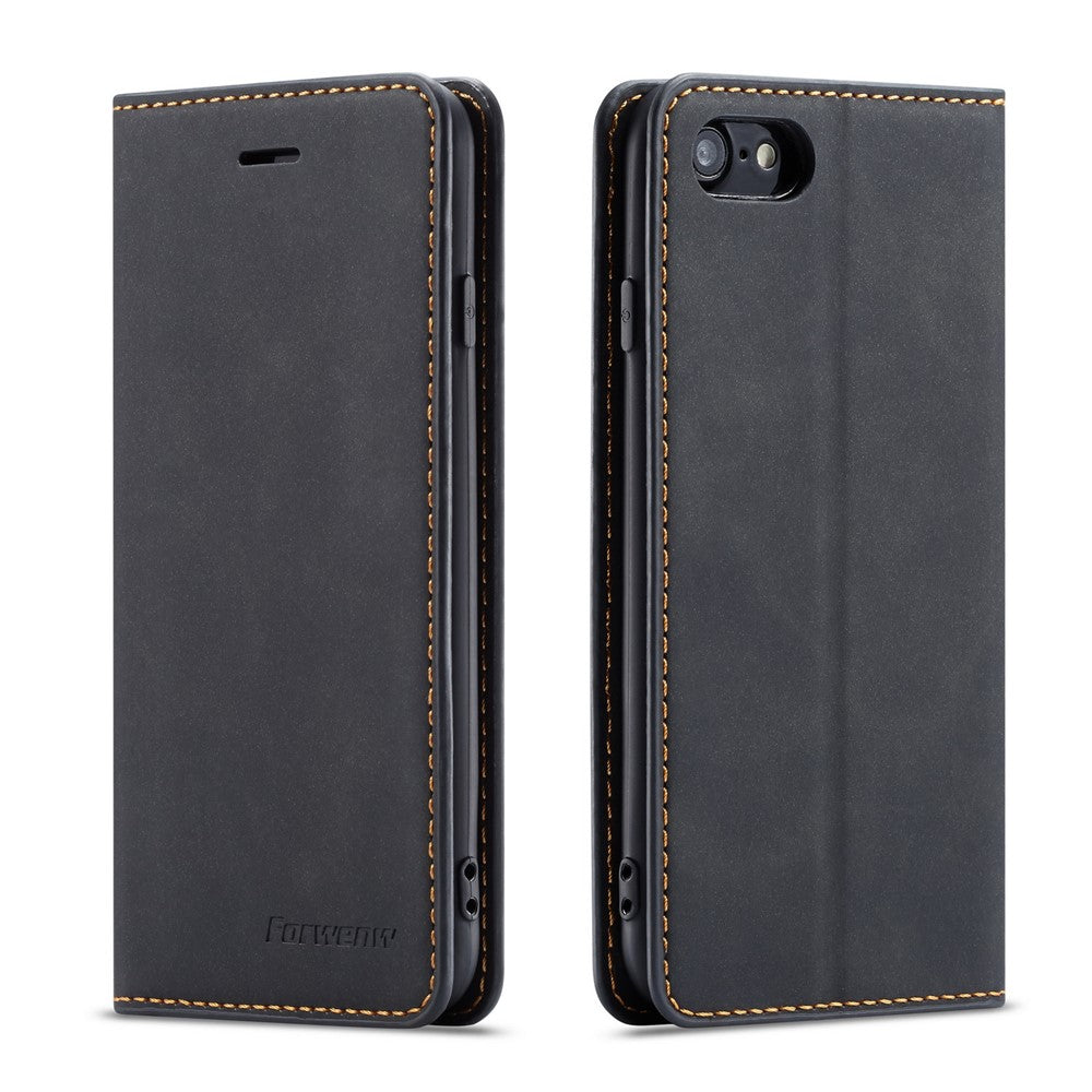FORWENW Fantasy Series Silky Touch Leather Wallet Case for iPhone 7/8/SE (2020)/SE (2022)
