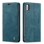 CASEME 013 Series PU Leather Wallet Mobile Phone Shell with Stand for iPhone XS Max 6.5 inch