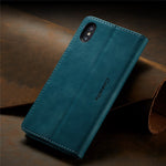 CASEME 013 Series PU Leather Wallet Mobile Phone Shell with Stand for iPhone XS Max 6.5 inch