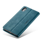 CASEME 013 Series PU Leather Wallet Mobile Phone Shell with Stand for iPhone XS Max 6.5 inch