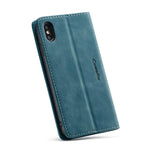 CASEME 013 Series PU Leather Wallet Mobile Phone Shell with Stand for iPhone XS Max 6.5 inch