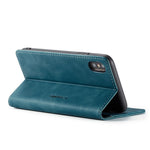 CASEME 013 Series PU Leather Wallet Mobile Phone Shell with Stand for iPhone XS Max 6.5 inch