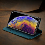 CASEME 013 Series PU Leather Wallet Mobile Phone Shell with Stand for iPhone XS Max 6.5 inch