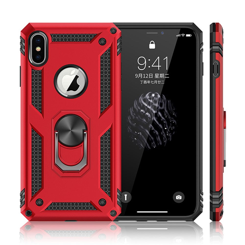 Armor PC TPU Hybrid Phone Casing with Kickstand for iPhone XS Max 6.5 inch