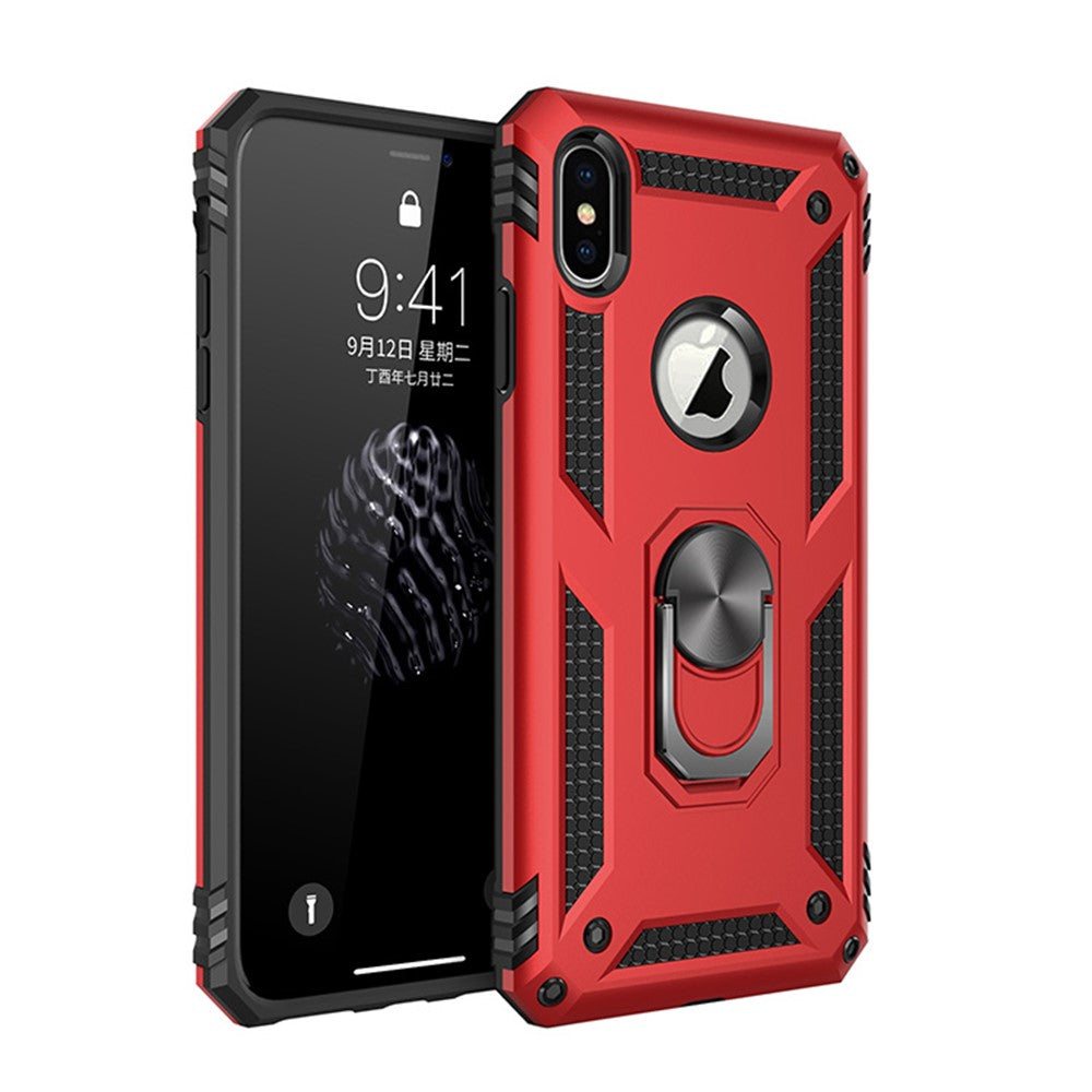 Armor PC TPU Hybrid Phone Casing with Kickstand for iPhone XS Max 6.5 inch