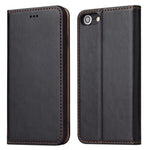 Auto-absorbed PU Leather Wallet Stand Case for iPhone 8/7/SE (2020)/SE (2022)