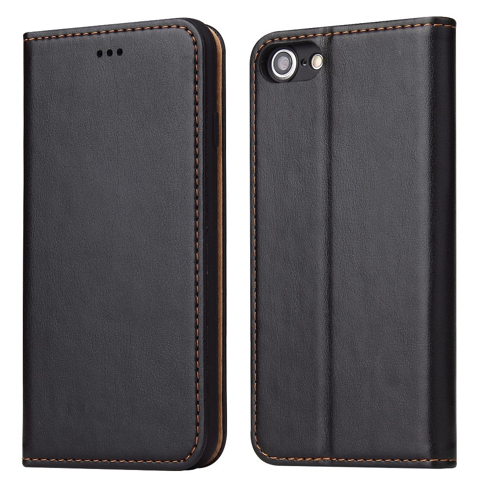 Auto-absorbed PU Leather Wallet Stand Case for iPhone 8/7/SE (2020)/SE (2022)