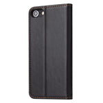 Auto-absorbed PU Leather Wallet Stand Case for iPhone 8/7/SE (2020)/SE (2022)