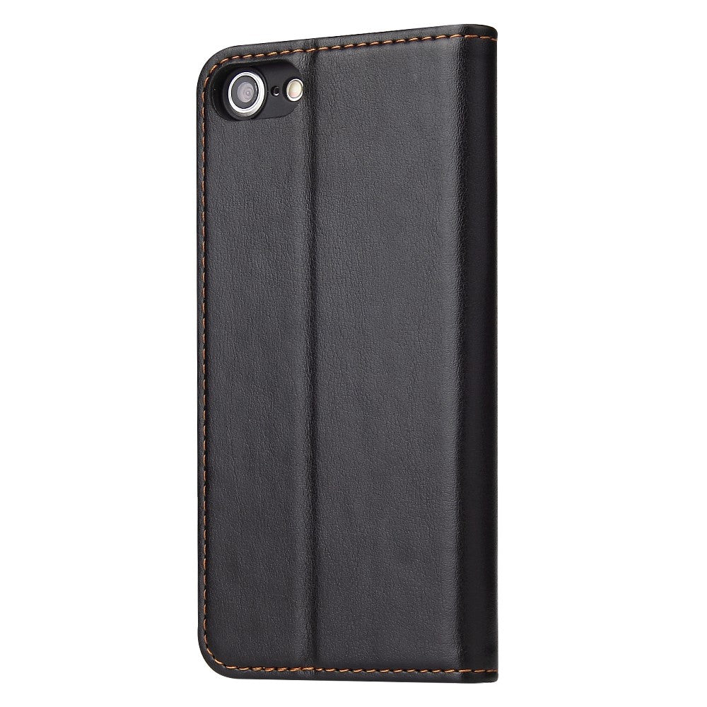 Auto-absorbed PU Leather Wallet Stand Case for iPhone 8/7/SE (2020)/SE (2022)