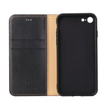 Auto-absorbed PU Leather Wallet Stand Case for iPhone 8/7/SE (2020)/SE (2022)