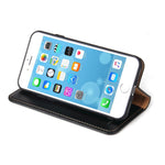 Auto-absorbed PU Leather Wallet Stand Case for iPhone 8/7/SE (2020)/SE (2022)