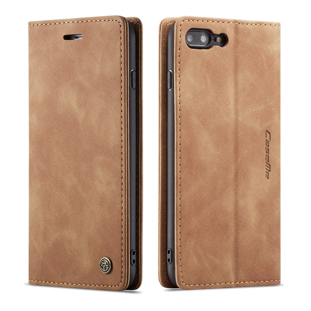 CASEME 013 Series Auto-absorbed PU Leather Wallet Stand Case for iPhone 7 Plus  / 8 Plus 5.5 inch