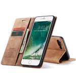 CASEME 013 Series Auto-absorbed PU Leather Wallet Stand Case for iPhone 7 Plus  / 8 Plus 5.5 inch