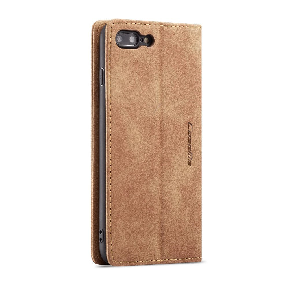 CASEME 013 Series Auto-absorbed PU Leather Wallet Stand Case for iPhone 7 Plus  / 8 Plus 5.5 inch
