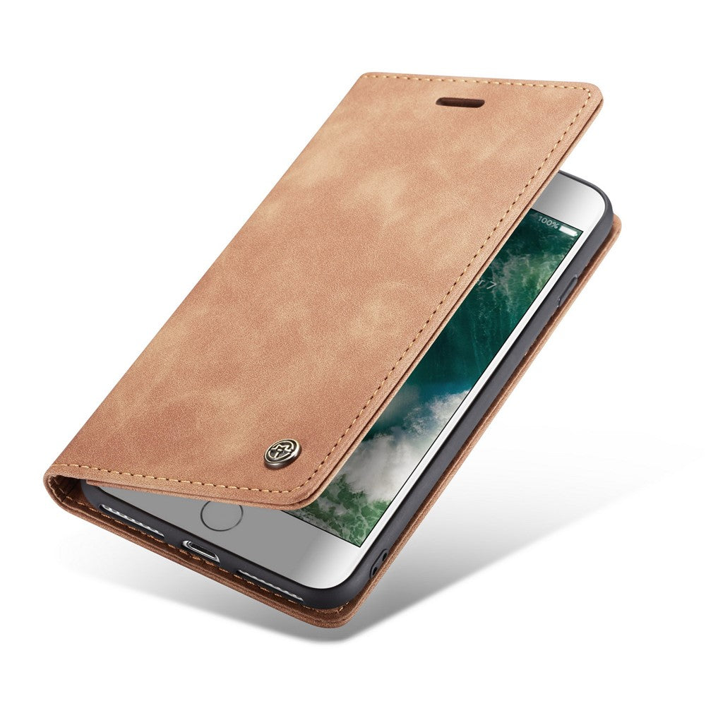 CASEME 013 Series Auto-absorbed PU Leather Wallet Stand Case for iPhone 7 Plus  / 8 Plus 5.5 inch