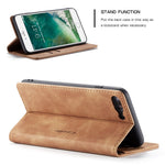 CASEME 013 Series Auto-absorbed PU Leather Wallet Stand Case for iPhone 7 Plus  / 8 Plus 5.5 inch