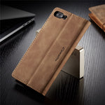 CASEME 013 Series Auto-absorbed PU Leather Wallet Stand Case for iPhone 7 Plus  / 8 Plus 5.5 inch