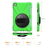 [X-Shape] PC + TPU 360-degree Swivel Kickstand Case with Hand Strap for iPad mini (2019) 7.9 inch / iPad mini 4