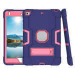 For iPad mini (2019) 7.9 inch Shock Proof TPU + PC Hybrid Tablet Case with Kickstand