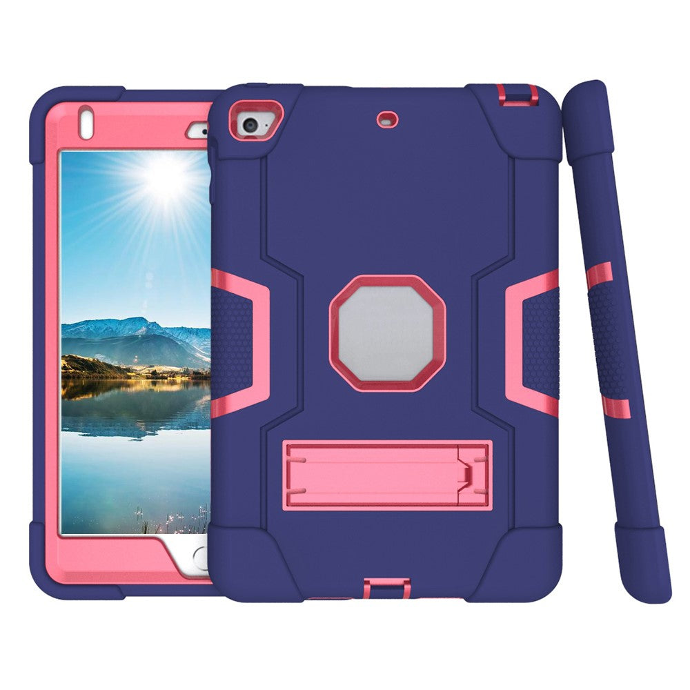 For iPad mini (2019) 7.9 inch Shock Proof TPU + PC Hybrid Tablet Case with Kickstand