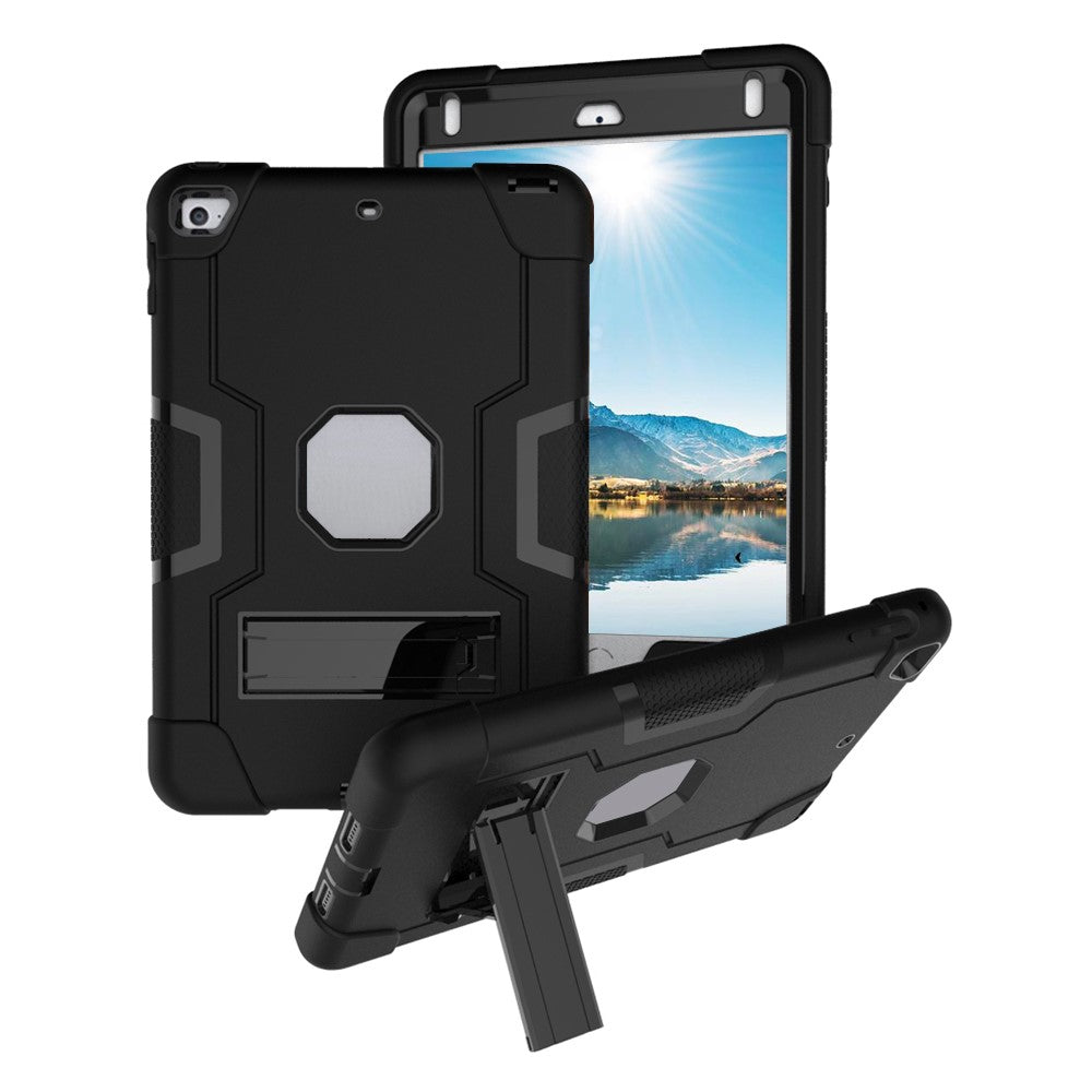 For iPad mini (2019) 7.9 inch Shock Proof TPU + PC Hybrid Tablet Case with Kickstand