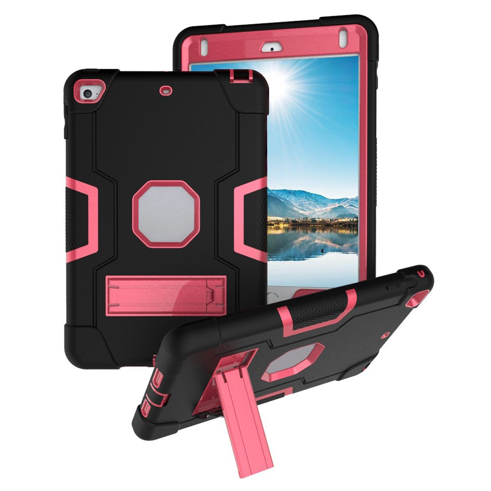 For iPad mini (2019) 7.9 inch Shock Proof TPU + PC Hybrid Tablet Case with Kickstand