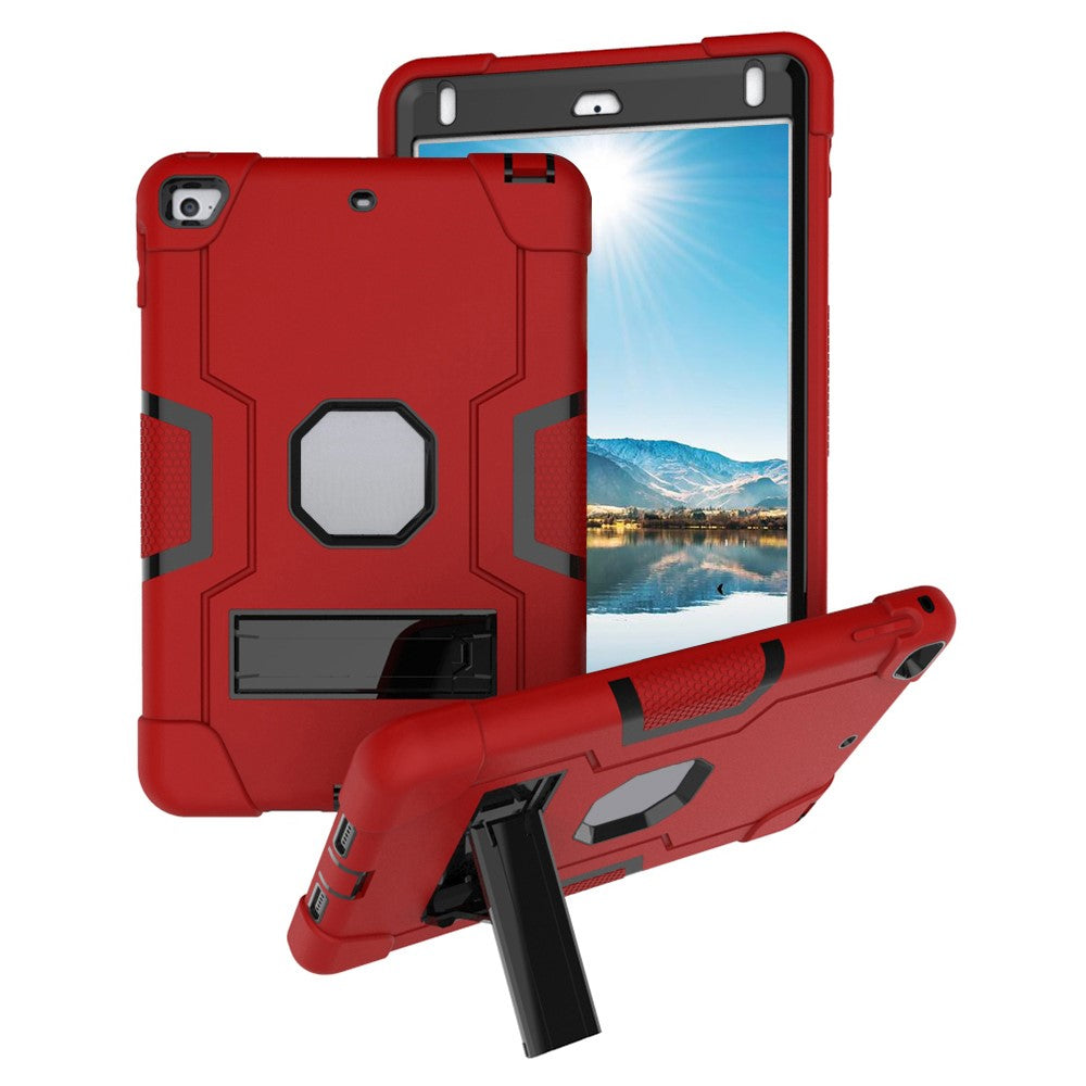 For iPad mini (2019) 7.9 inch Shock Proof TPU + PC Hybrid Tablet Case with Kickstand
