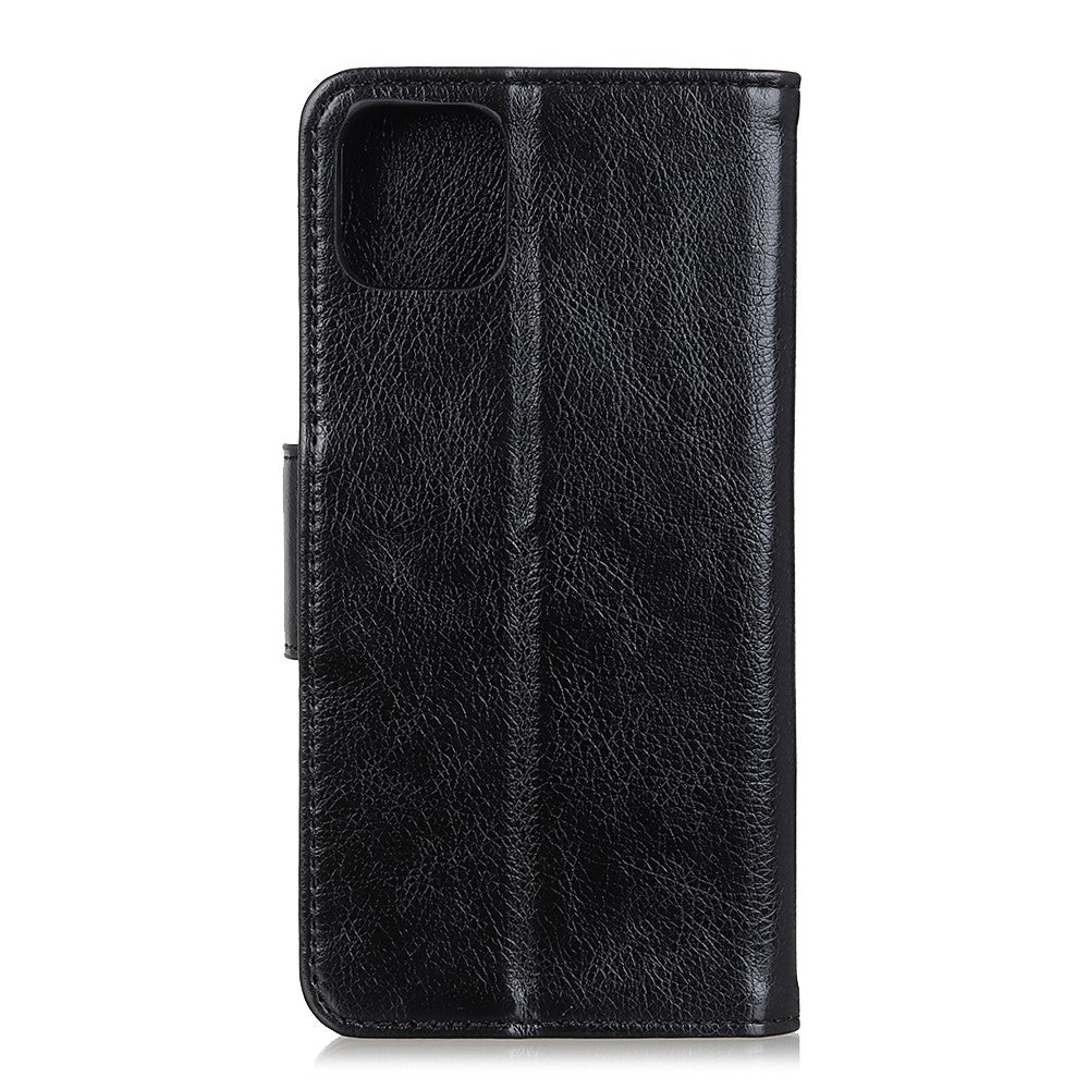 Nappa Texture Split Leather Wallet Cell Phone Cover for iPhone 11 6.1 inch (2019)