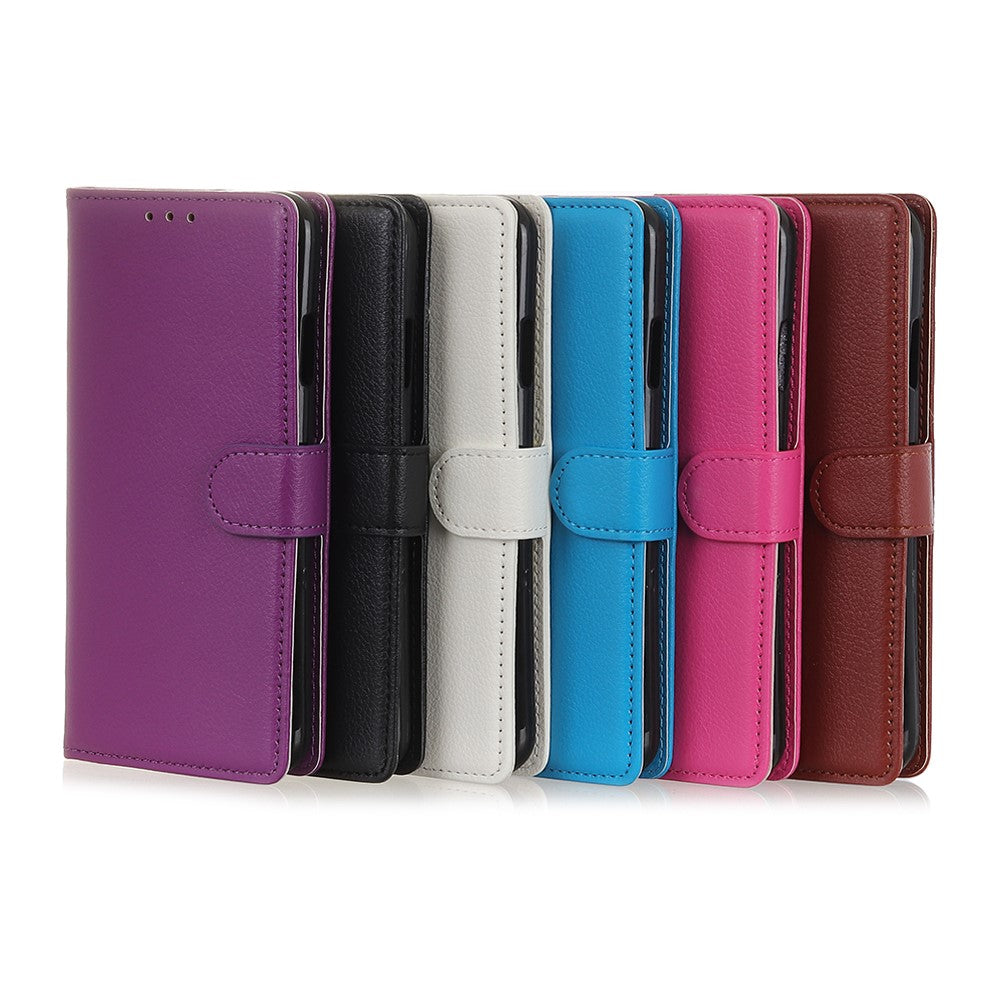 Litchi Skin Wallet Leather Stand Case for iPhone 11 6.1 inch (2019)