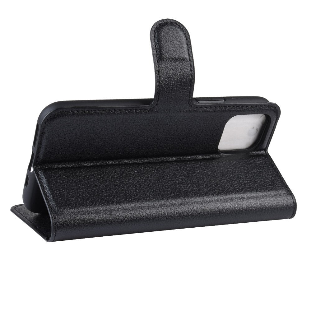 Litchi Skin Wallet Leather Stand Case for iPhone 11 Pro Max 6.5 inch (2019)