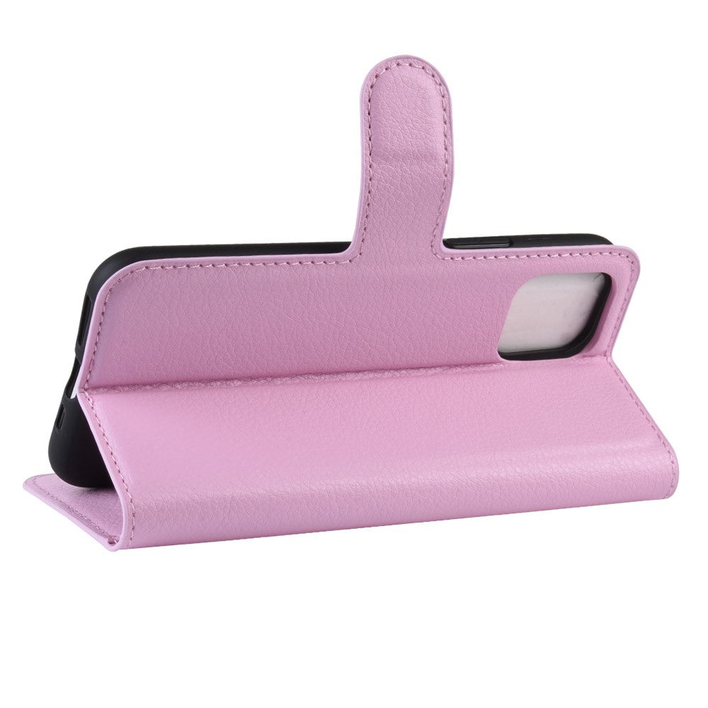 Litchi Skindpung Læder Stand Case til iPhone 11 Pro 5,8 tommer (2019)