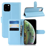 Litchi Skindpung Læder Stand Case til iPhone 11 Pro 5,8 tommer (2019)